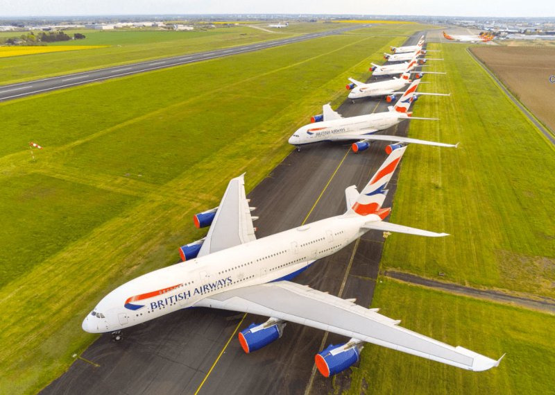 Самолёт British Airways a380