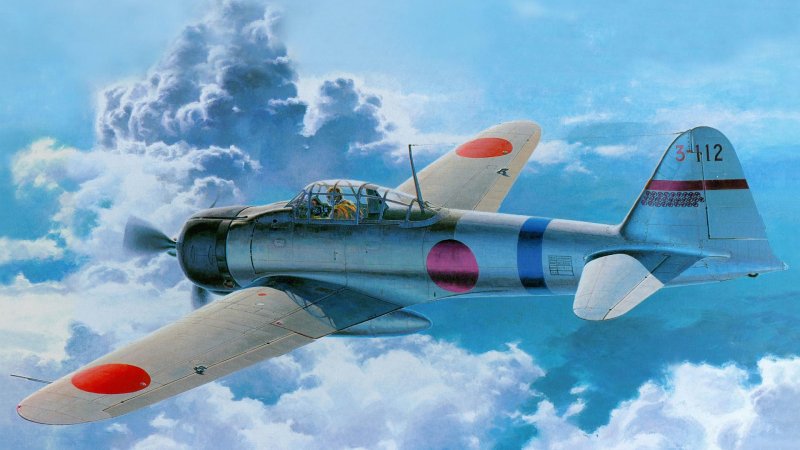 Mitsubishi a6m Zero камикадзе