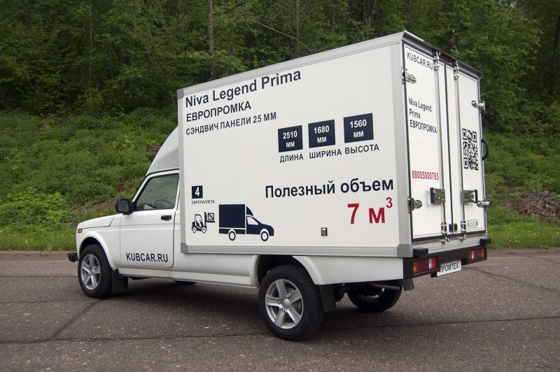 Промтоварный фургон на базе Lada Niva Legend Primа автожурнал