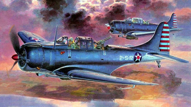 Douglas SBD Dauntless модель