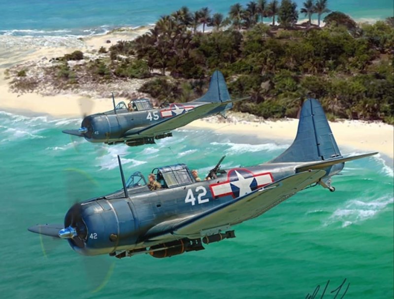 SBD Dauntless арт