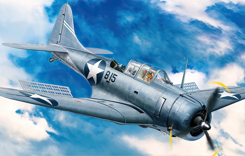 Douglas SBD Dauntless модель 1 48