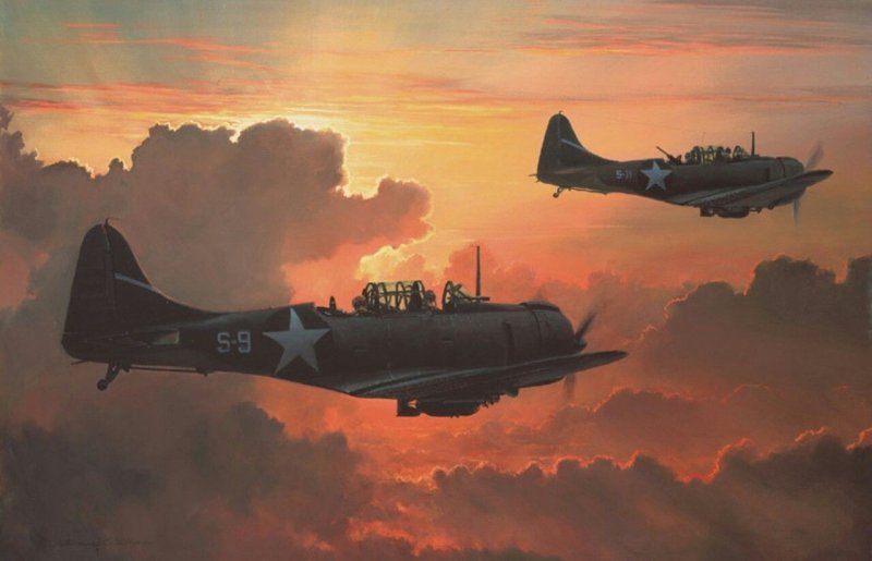 SBD Dauntless арт
