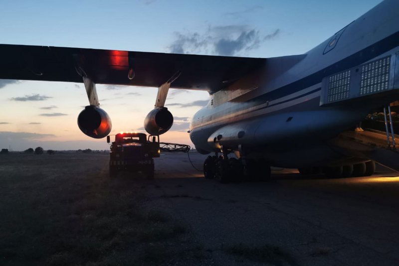 Столкновение двух ил-76 в Махачкале