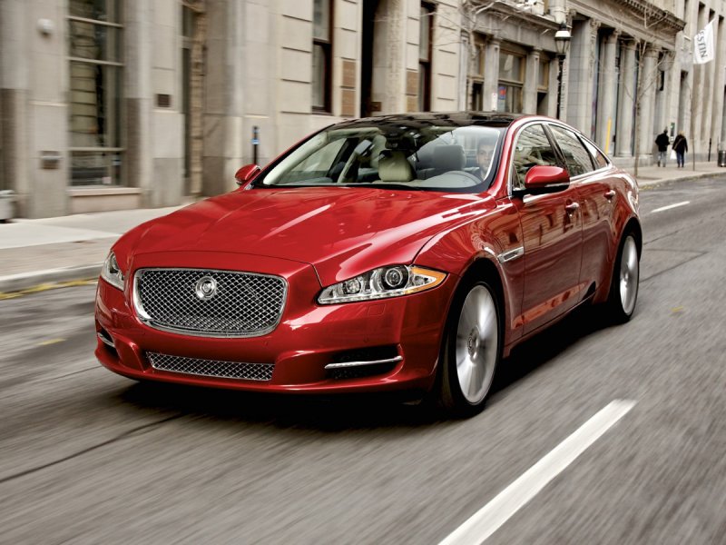 Ягуар XJ бордовый