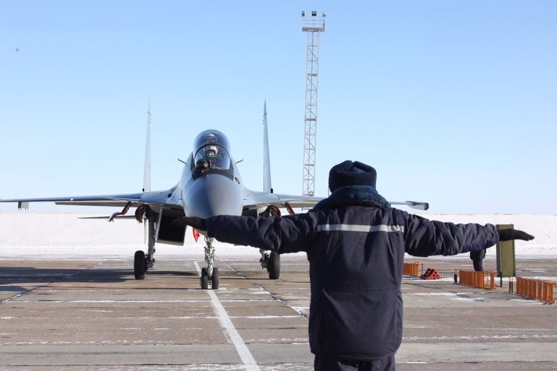 Истребителями Су-30см пополнилась Карагандинская Авиационная база