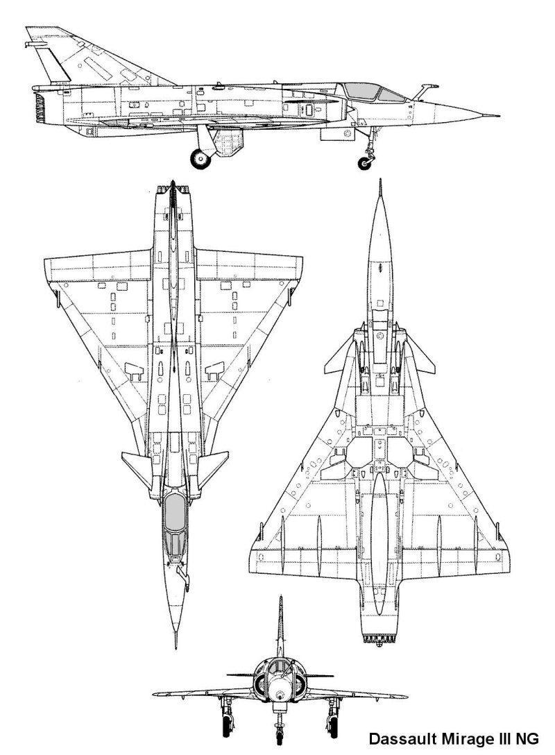Mirage f1 чертеж