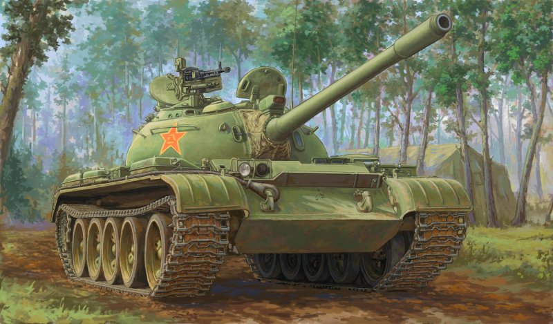 84542 HOBBYBOSS 1/35 танк PLA Type-59-1 Medium