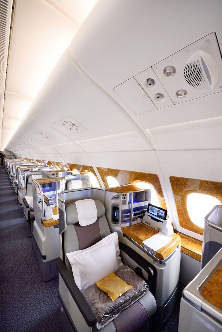 Бизнес класс Эмирейтс а380