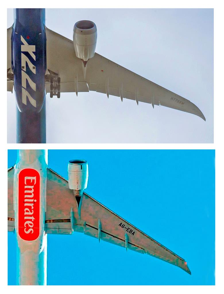 Boeing 777x складное крыло