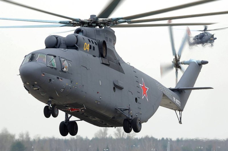 Вертолёт ми-26 военный