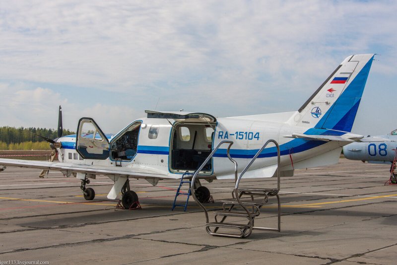 Самолёт м-101т «Гжель» кабина