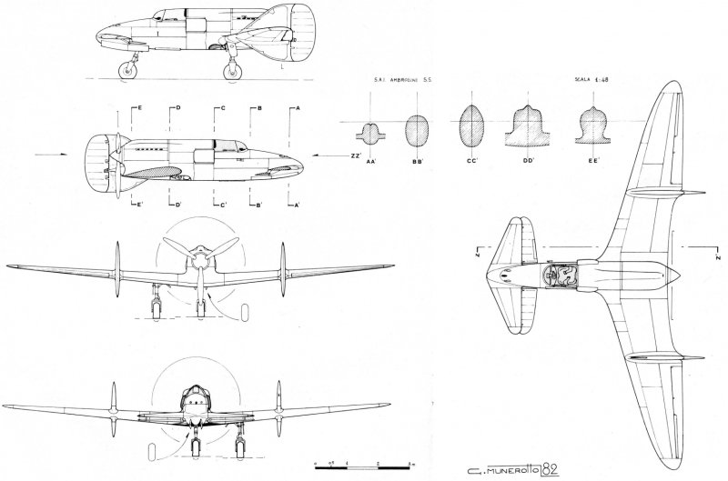 J7w1 Shinden чертежи
