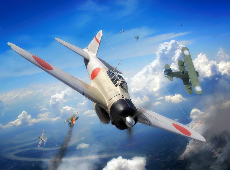 Mitsubishi a6m2 Zero