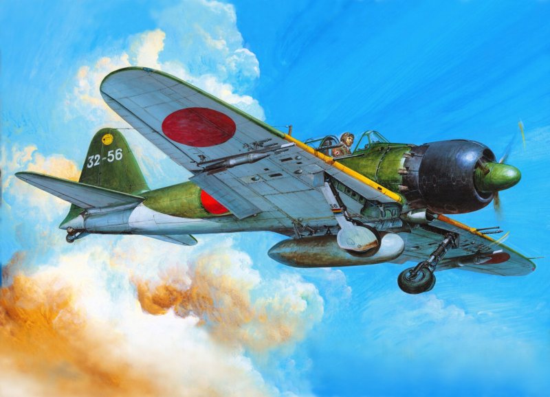 Mitsubishi a6m Zero арт