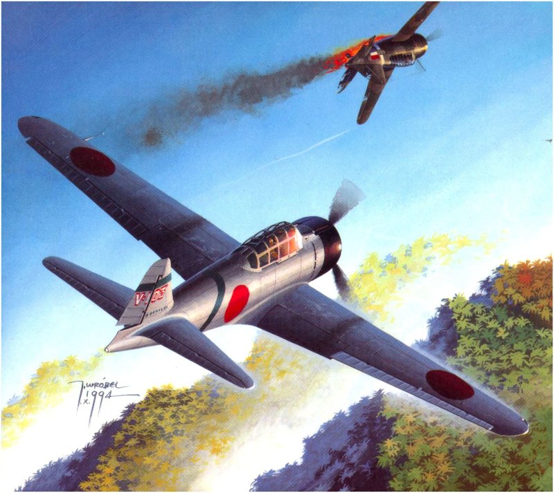 Mitsubishi a6m2 Zero Type 21
