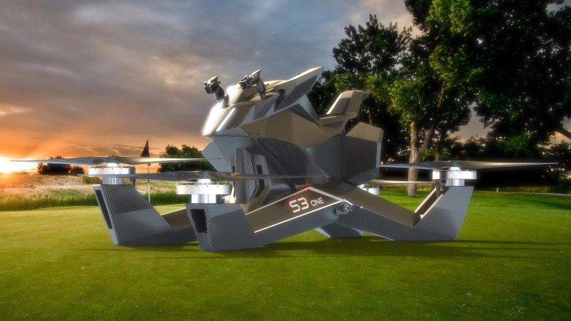 Летающий мотоцикл Hoverbike s3