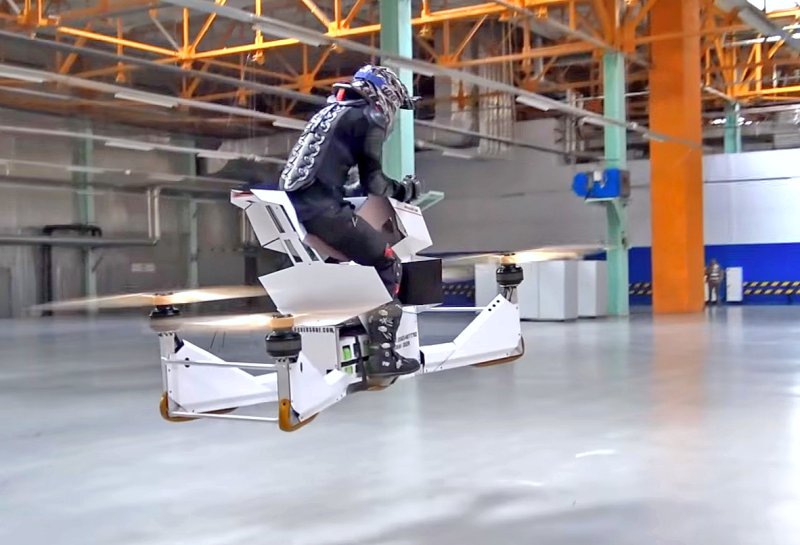 Летающий мотоцикл Hoverbike s3
