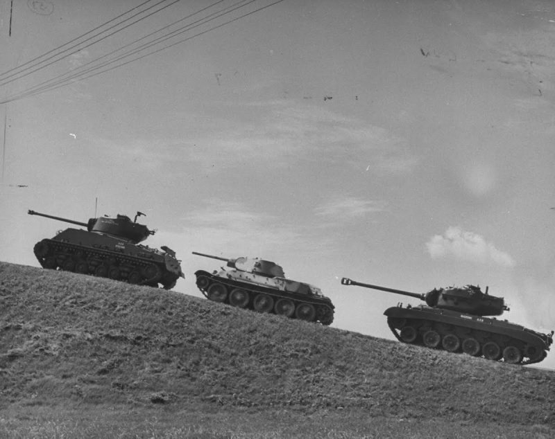 Танк т34 на полигоне