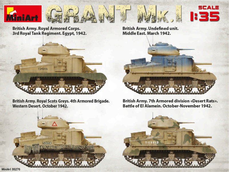 35276 MINIART 1/35 Grant MK.I