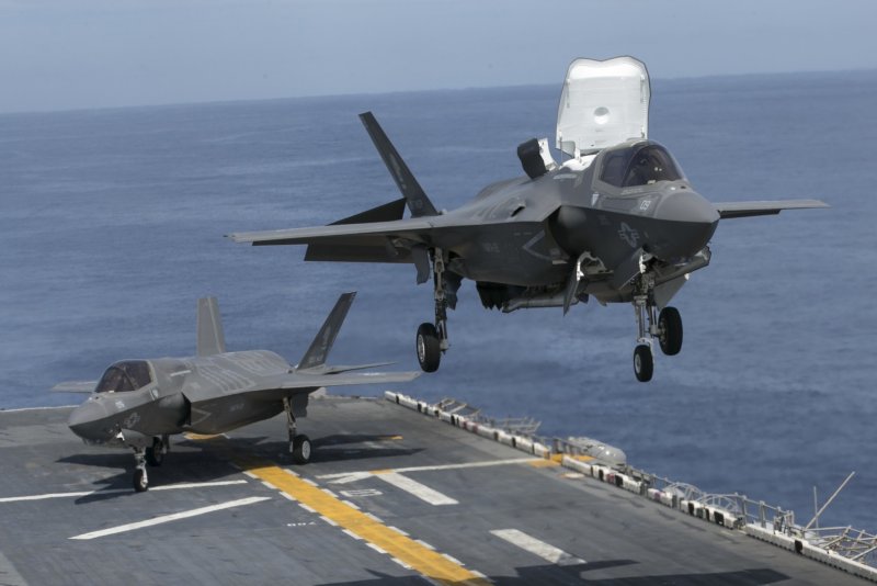 F-35b вертикальный взлет