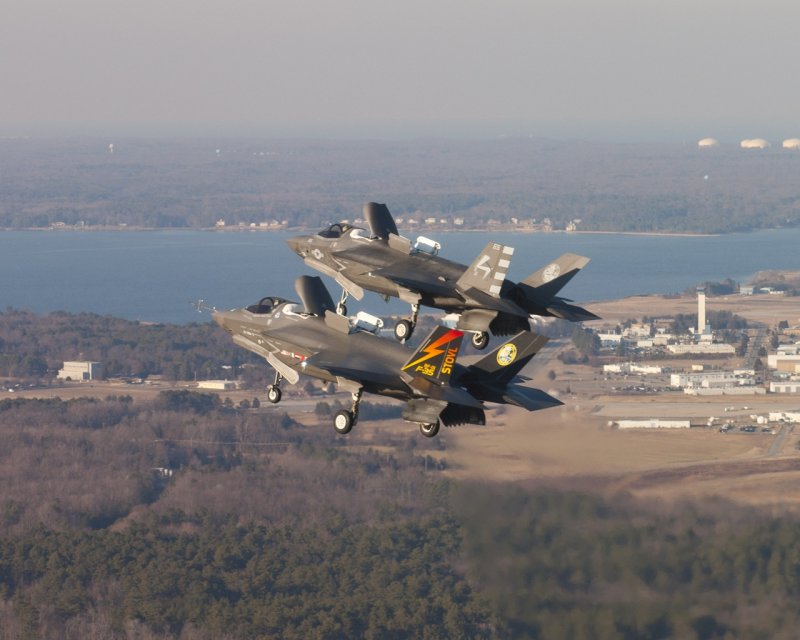 F-35b вертикальный взлет