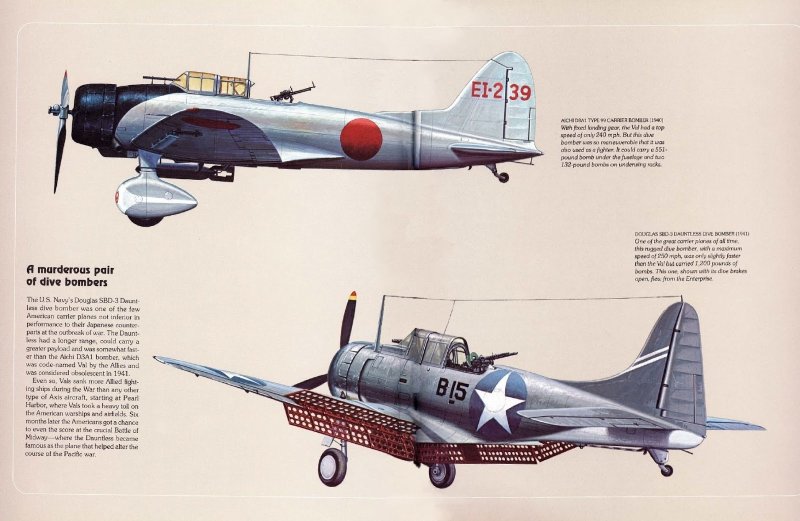 Бомбардировщик Aichi d3a "Val
