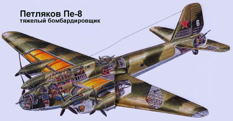 Советский бомбардировщик Петляков пе-2