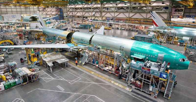 Boeing завод в США