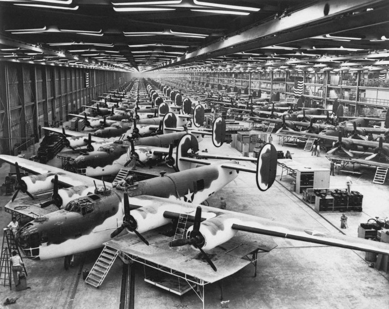 Авиационные заводы в годы войны 1941-1945