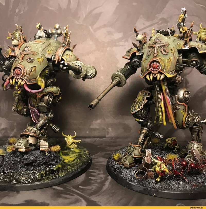 Нурглиты Warhammer 40000 миниатюры