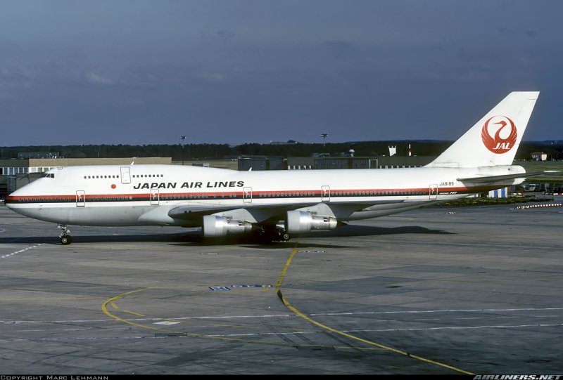 Боинг 747 Japan Airlines