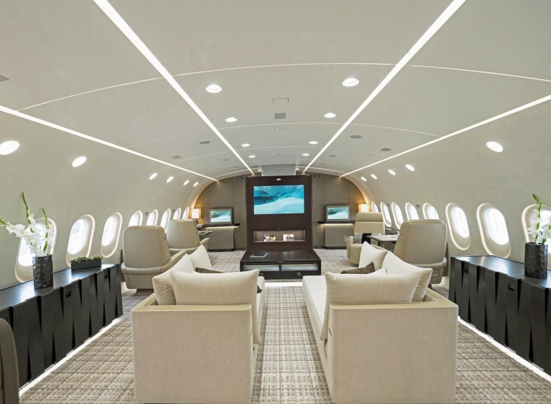 Boeing Business Jet (BBJ) салон
