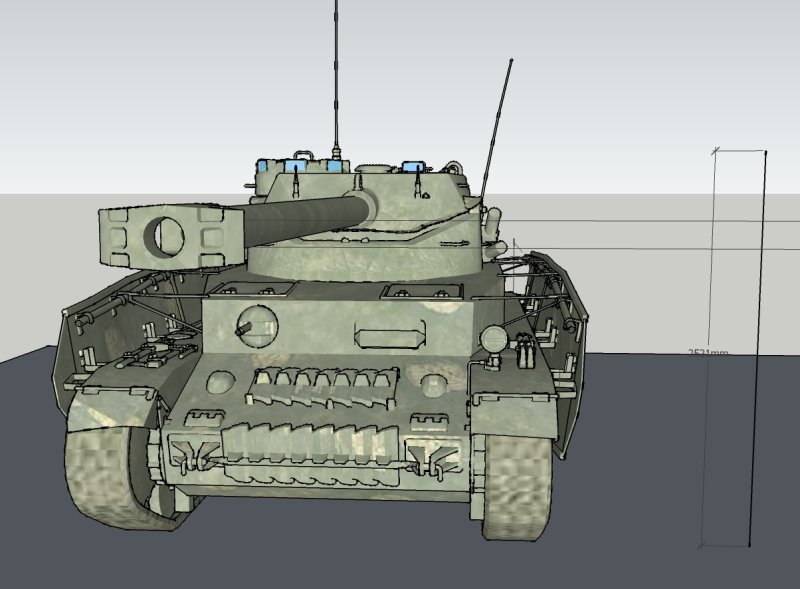 PZ Kpfw t25 Blueprint