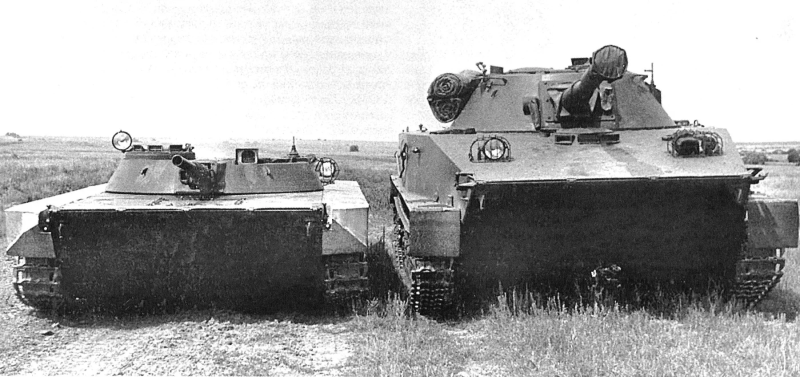 Легкий танк "объект 906 / пт-85"