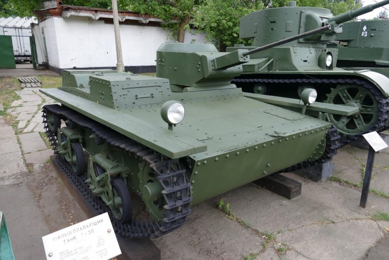 Т-38 С пушкой ТНШ