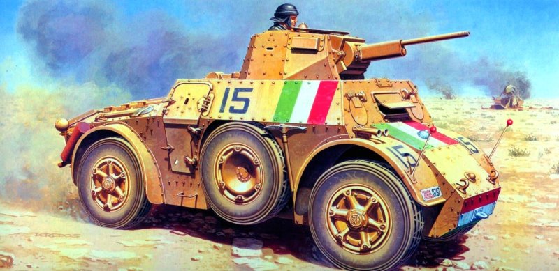 7051ит автомобиль Autoblinda ab 41 Italeri, 1/72