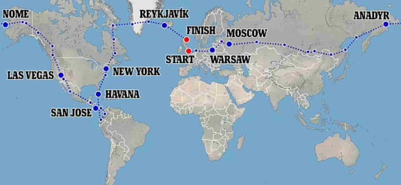 Кругосветка топ 10 маршрутов самолетов