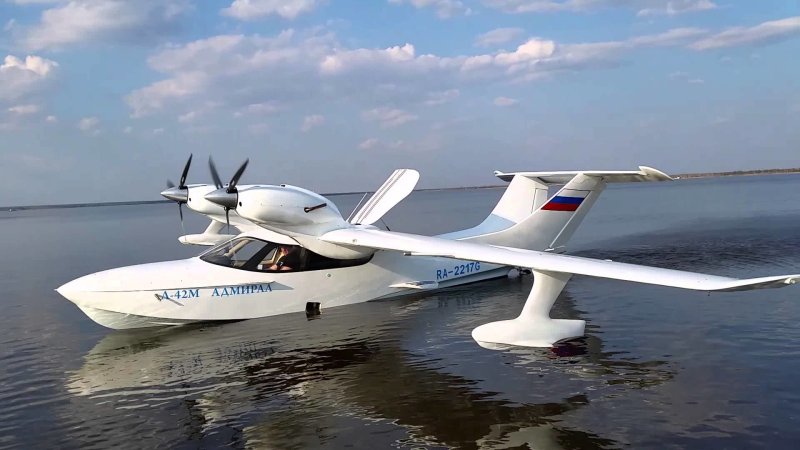 Самолет-амфибия л-42 "Чайка"