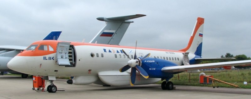 Турбовинтовой самолет ил 114 300