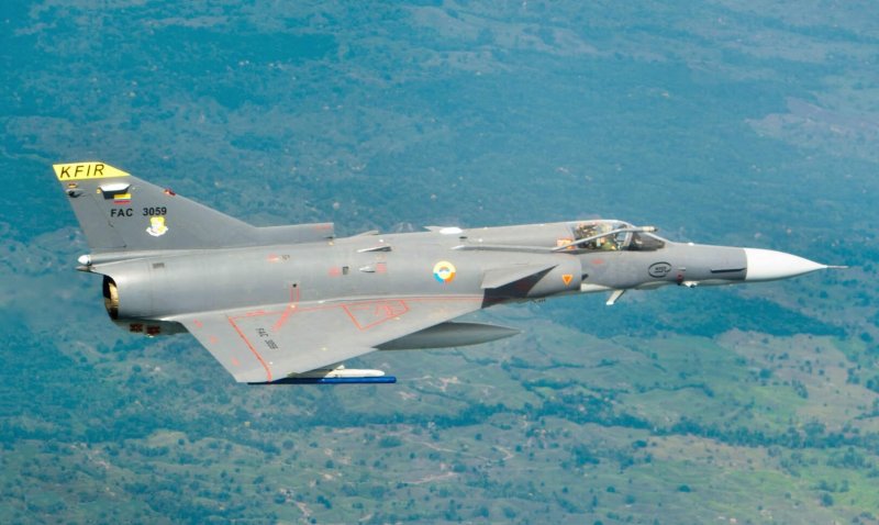 ВВС Колумбии IAI Kfir