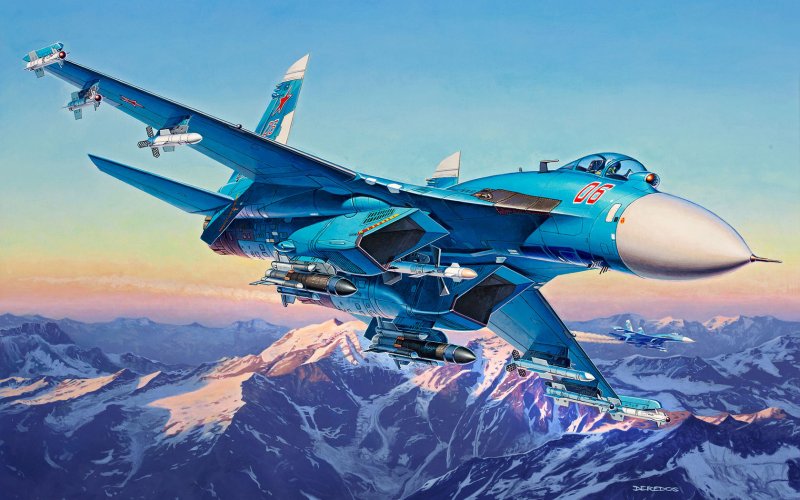 Су-27 двухдвигательный реактивный самолёт