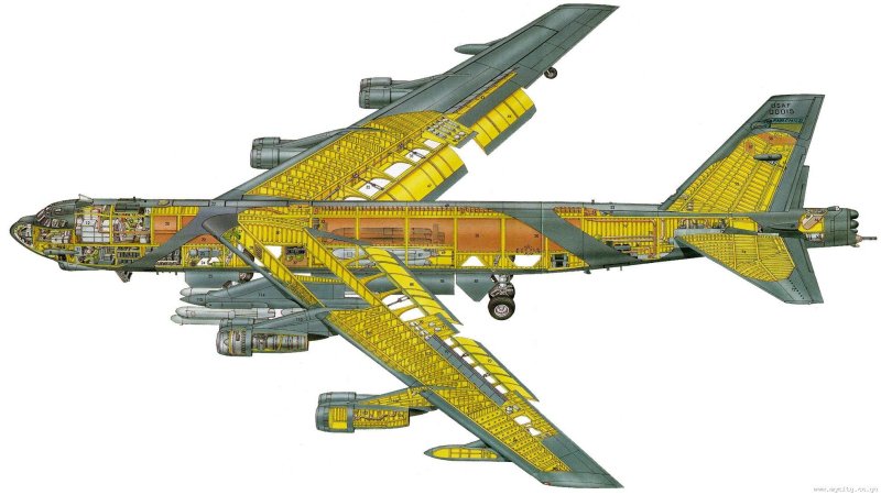 Бомбардировщик b-52h Stratofortress