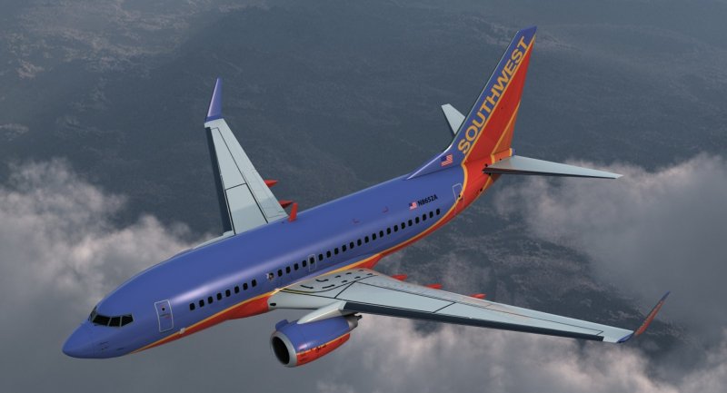 B737 Southwest обои