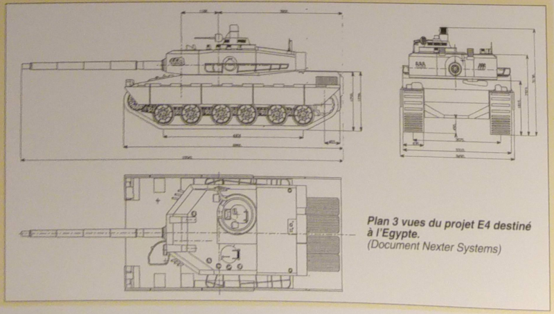 AMX-56 Leclerc чертеж