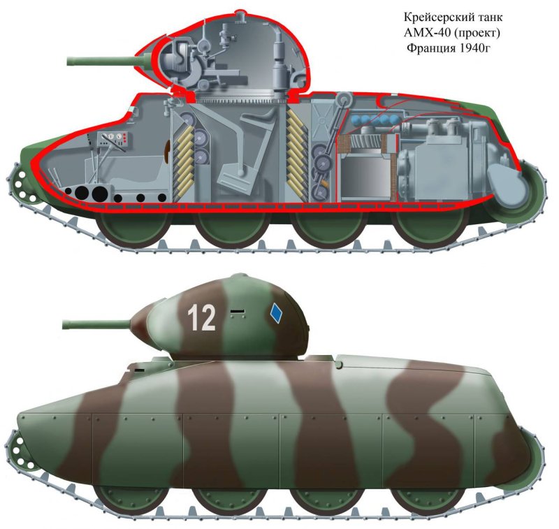 AMX 40 французский танк