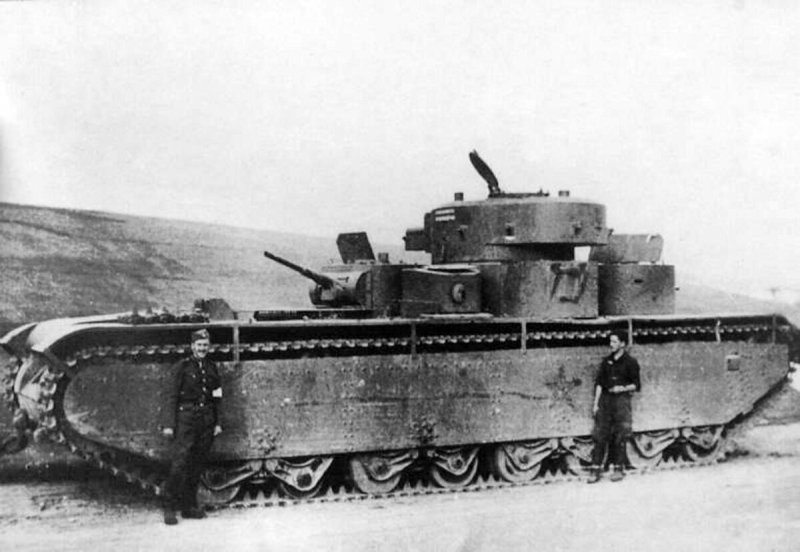 Пятибашенный танк прорыва т-35