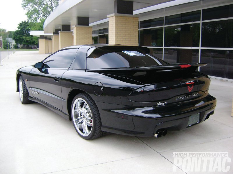 2002 Pontiac Trans am Black sedan