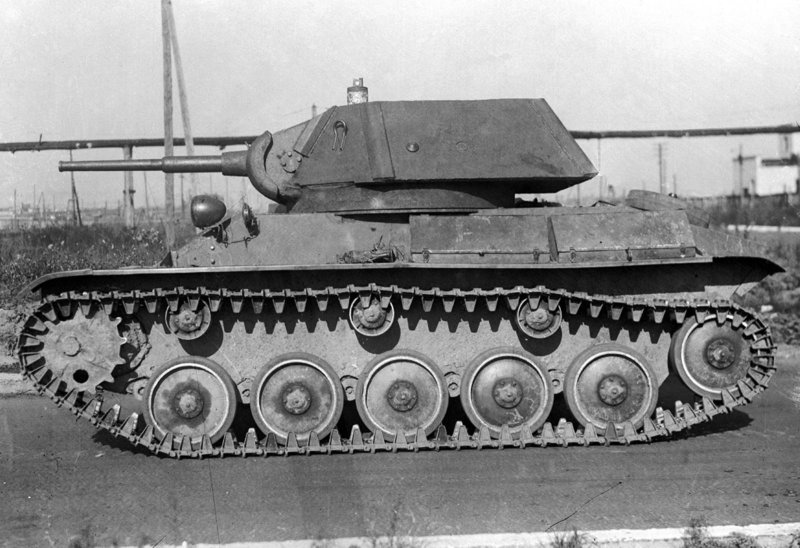 Т-70 С 45-мм пушкой Вт-42