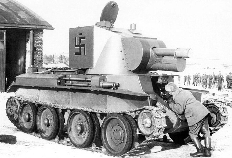 Финский танк БТ-42